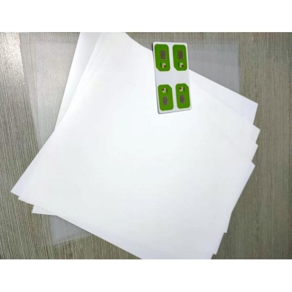 Quality Moisture Proof Smart Card Material Transparent PC Uncoated Overlay for sale