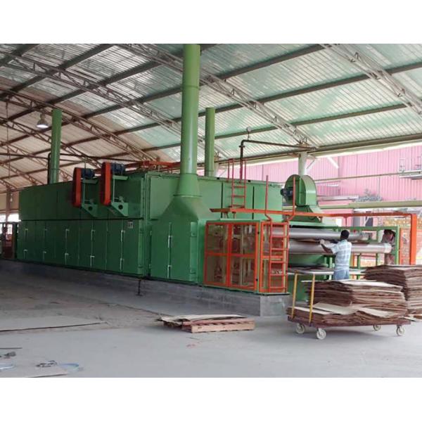 Quality 3 Layers Mesh Net Belt Roller Veneer Dryer For Plywood Production Line for sale