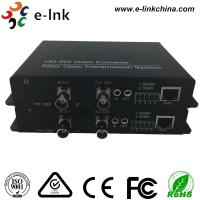 Quality Ethernet over Fiber Converter SD/HD/3G-SDI + RS485/RS422/RS232 Data + 10/100M for sale