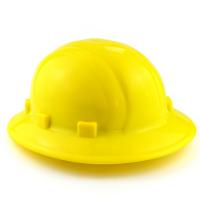 China Head Protection T096 Industrial Full Brim Round Hard Hat ANSI Safety Round Helmet Construction factory
