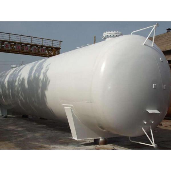 Quality 5 ~ 100 CBM LPG Skid Tank , Q345R Carbon Steel Liquefied Petroleum Gas Tank for sale