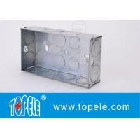 Quality Galvanized Square Electrical Boxes And Covers For Lighting Fixture for sale