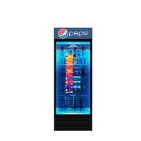China Commercial Lg Transparent Lcd Screen Refrigerator With Freezer Single Media Player factory