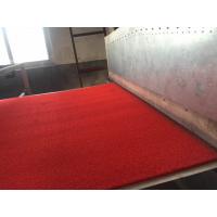 China Red Color Plastic Mat Making Machine Omron Temperature Controller CE Approved factory