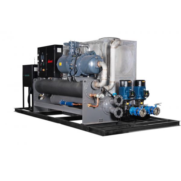 Quality Low Noise Water Cooled Screw Chiller 400 Ton Water Cooled Industrial Chiller for sale