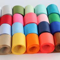 China RPET Recycled Polyester Grosgrain Ribbon By The Yard GRS Certificate factory