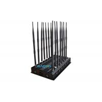 Quality 3G 4G 14 Bands Cell Phone Jammer Device VHF UHF With High Gain Antennas for sale