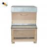 China 8 Frames Fir Wood Beehive Corrosion Resistant Honey Farming Box factory