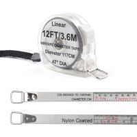Quality 12ft 3.6m Outside Diameter Tape Measure Imperial Metric For Cylindrical Objects for sale