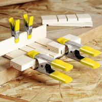 China 2/4/6 Inch Spring Clips Multifunctional Woodworking Clamps A Metal Spring Clip factory