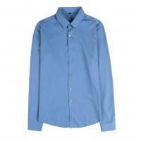 China Autumn DRESS SHIRTS Business Casual Custom Long Sleeve Solid Cotton Slim Fit Men Shirt factory
