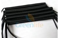 China TPU Spiral Custom Coiled Cable Multi - Purpose With Black Color 1.2 - 8.0MM factory