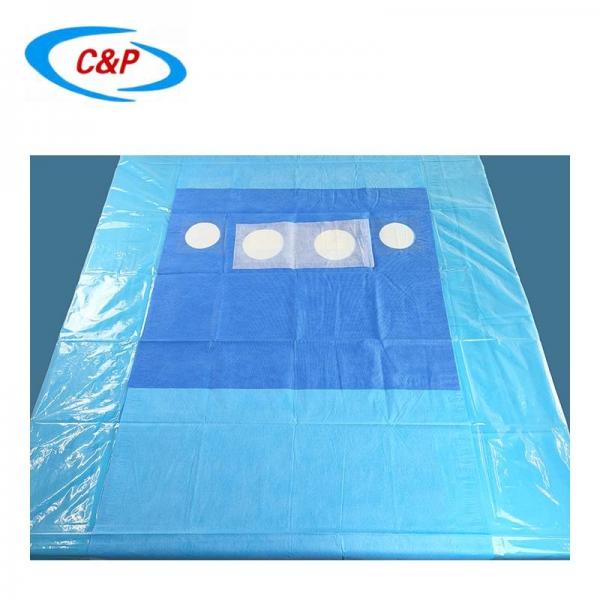 Quality Customized Blue Medical Angio Drape Breathable For Hospital for sale