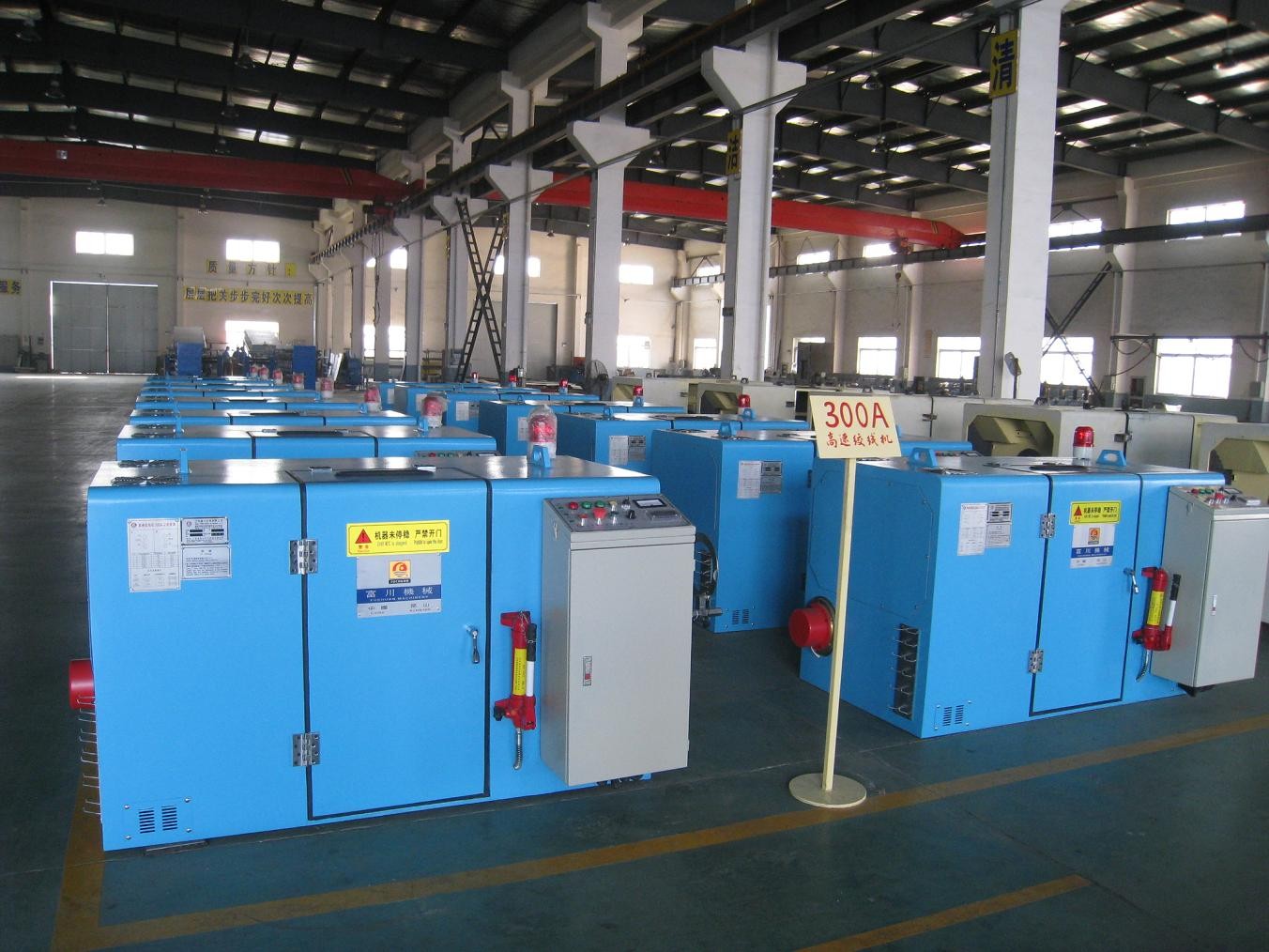 China FUCHUAN Knob Control Wire Twisting Machine 10 Zones 6000 Twist Rotating Speed factory