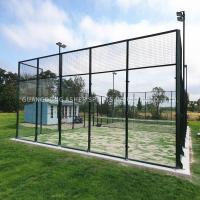 Quality Weatherproof Padel Tennis Single Court LED Lighting Panoramic for sale
