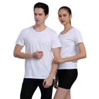 China Round Neck ODM White Cotton T Shirts Mens Summer Shirts Short Sleeve factory