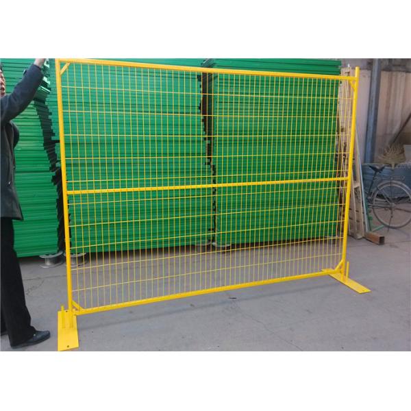 Quality 6ft X 10ft Outdoor Construction Temporary Fence Mesh Of Low-Carbon Iron Wire for sale