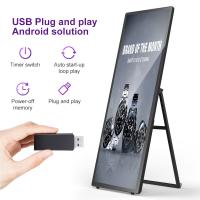 China Free CMS Full Screen HD 4K Portable Digital Signage For Brand Retail Store Advertising for sale