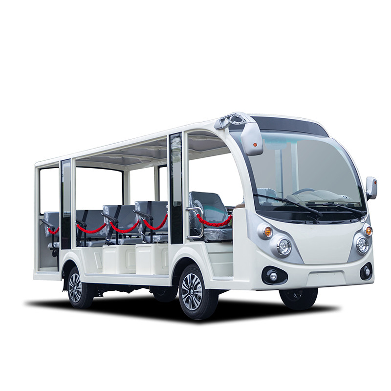 China Amusement Park 7.5kw Ac Motor Drive Electric Shuttle Bus 23 Persons Electric Sighsteeing Car With Bus Seater factory
