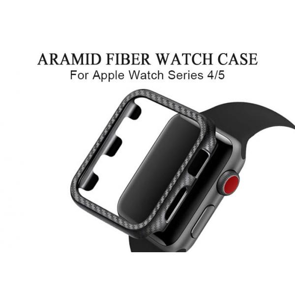 Quality Shock Proof Glossy Finish Aramid Fiber Apple Watch Case for sale