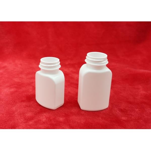 Quality High Density Polyethylene Empty Tablet Bottles , Square Pet Bottle For Pills Packaging for sale