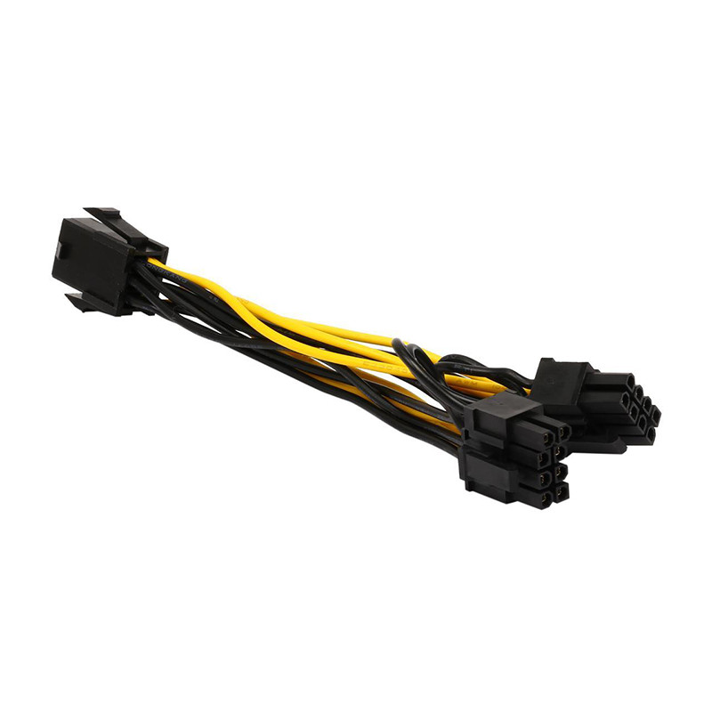 China Molex 6 Pin Cable PCI Express Video Card 'Y' Splitter Power Adapter Converter factory