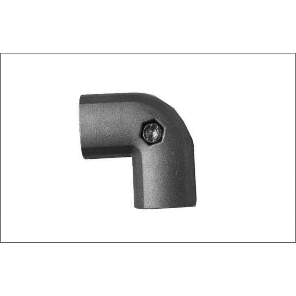 Quality Elbow Round Aluminum Pipe Connectors Pipe Joints For Industrial Pipe Rack System for sale