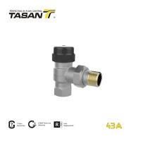 Quality TASAN Manual Thermostatic Brass Radiator Valve Industrial Application 43A for sale