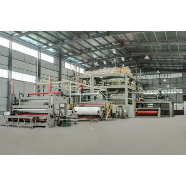 Quality Fully automatic S SS SMMS high quality pp meltbond non woven fabric making equipment production line for sale