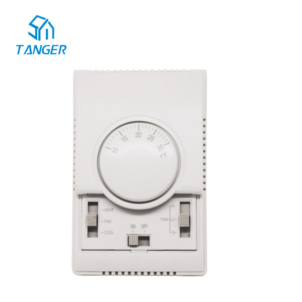 Quality Mechanical Wall Mounted Room Thermostat Fan Coil Unit Smart 3 Speed Air Conditioner for sale