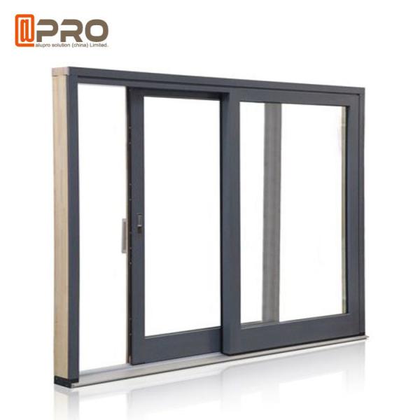 Quality Anti Aging Aluminium Sliding Patio Doors For Interior House Customized Color price aluminum sliding window for sale