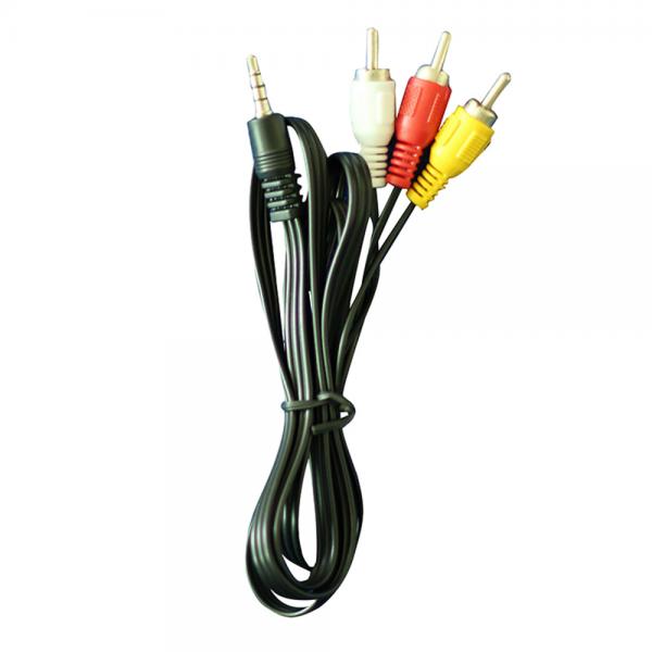 Quality 1 Meter Video Audio Cables Red Yellow White Color DC 3.5mm For TV VCR for sale
