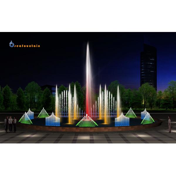 Quality Control Cabinet Outdoor Lake Musical Fountain Stainless for sale