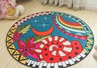 China Indoor Outdoor Round Entrance Rugs Sound Reduction For Hotels / Office Buildings factory