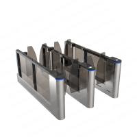 Quality DC 24V Automatic Turnstile Gate 600mm - 900mm Channel Width Swing Barrier for sale