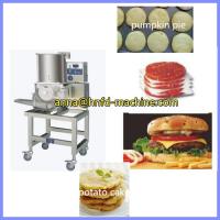 China potato patty forming machine, pumpkin pie making machine, hamburger machine factory