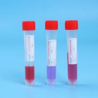 Quality Inactivated Disposable Virus Sampling Tube Medical Transport Red for sale