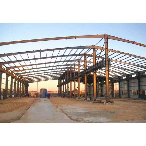 Quality Large Steel Structure Workshop Prefabricated Workshop Buildings With Crane for sale