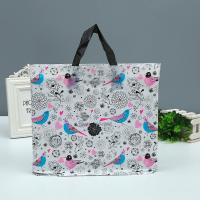 China Shopping Mall Custom Printed Plastic Bags Tote Bag With Handle 1-8 Colors Printed factory