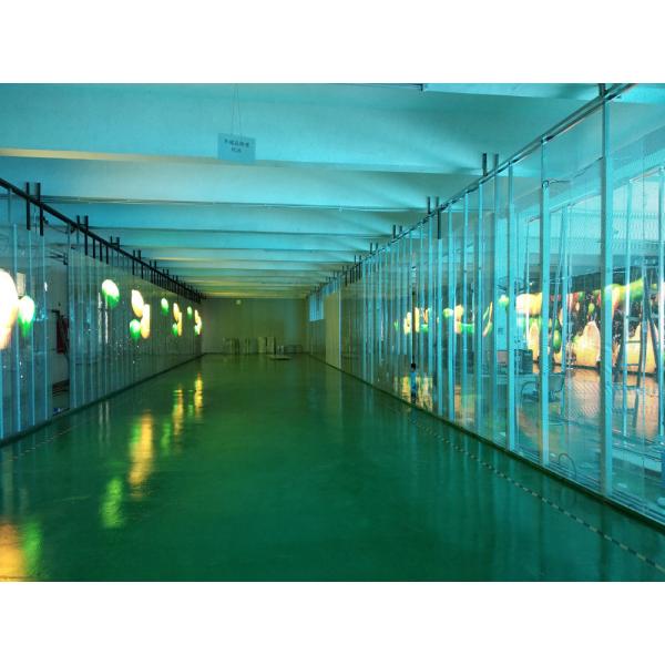 Quality Commercial Center Transparent Glass LED Display Easy Transportation For Touring for sale