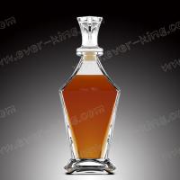Quality Crystal White Flint 750ML Tower Shaped Tequila Glass Bottle for sale