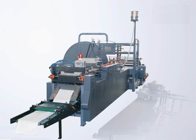 China 2 Years Warranty Paper Bag Forming Machine Food Triangle Bottom Paper Bag Machine factory