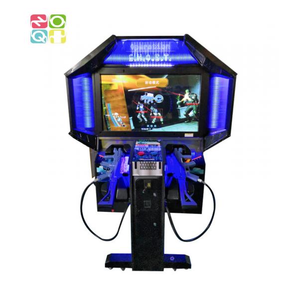 Quality Amusement Simulating Shooting Arcade Machine Coin Operated With 55 Inch LCD for sale