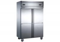 China Commercial Four Door Reach-In Refrigerator and Freezer Dual Temperature Range +6°C to -6°C / -6°C to -15°C factory