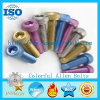 China Supply/Customize Hexagon socket head cap screws,Allen bolt,Colorful zinc galvanized hex socket bolt,Colorful zinc plated factory