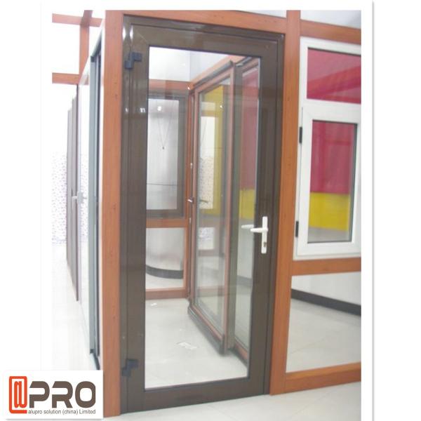 Quality Aluminium Double Glazed French Doors , Soundproof French Hinged Doors STEEL DOOR for sale