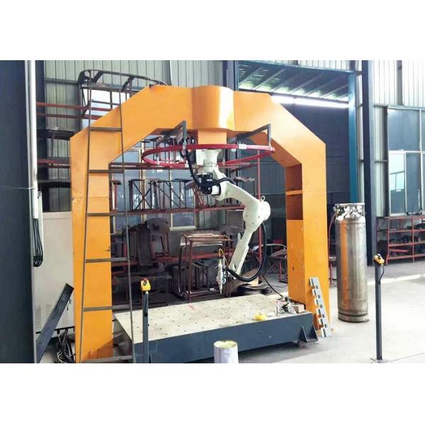 Quality 3D Fiber Laser Robotic Cutting System For Steel Tube Plates 300W Multi Direction for sale