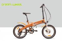 China 250 Watt Electric Folding Bike 20 Wheels , 55km Small Fold Up Electric Bike factory