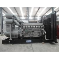 Quality Open Type MITSUBISHI Diesel Generator Set , 16 Cyliner MITSUBISH Portable for sale