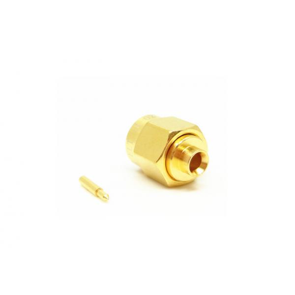 Quality Gold Plated Male Plug SMA RF Connector Durable For Antenna Microwave RG405 for sale